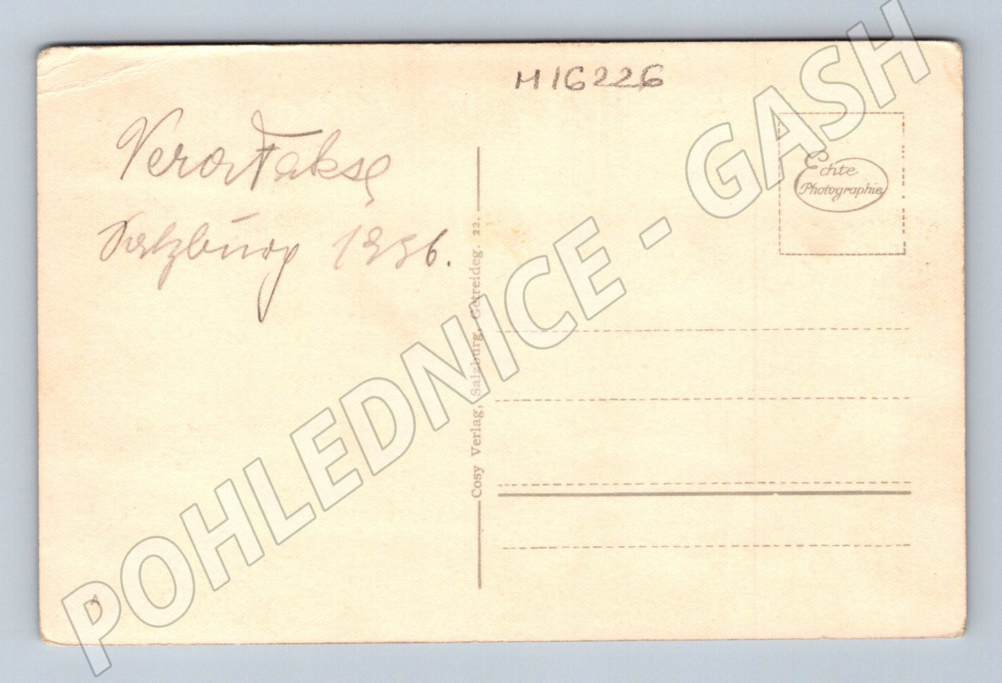 Pohlednice Salzburg více záběrů historická 1956 (M16226)