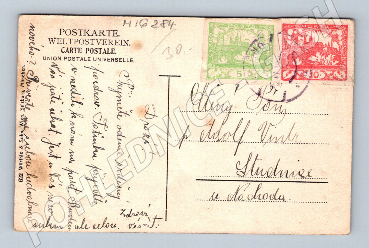 Pohlednice Schloss Kammer am Attersee zámek Rakousko stará (M16284)