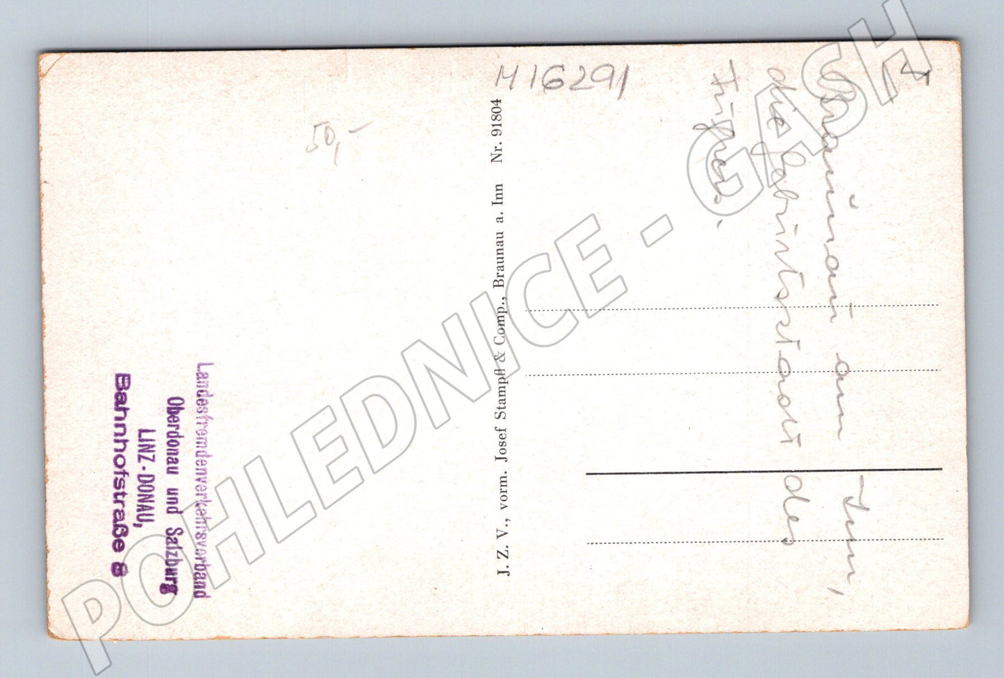 Pohlednice Braunau am Inn historická Rakousko (M16291)