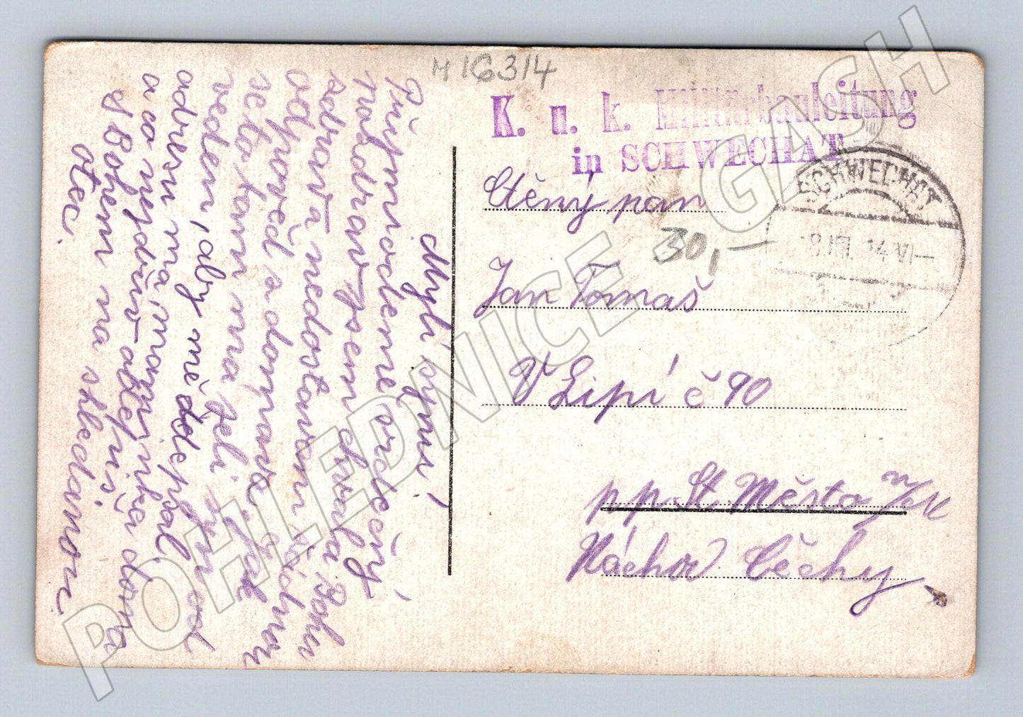 Pohlednice Vídeň Prater Hauptallee Riesenrad kolorovaná (M16314)