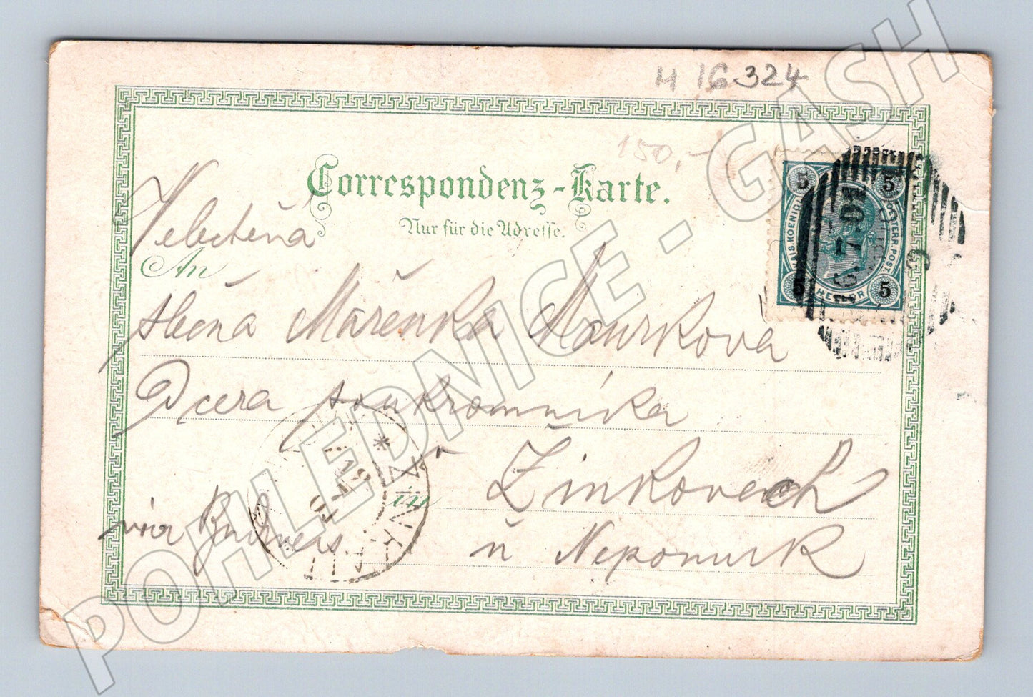 Pohlednice Innsbruck historická litografie prošlá poštou (M16324)