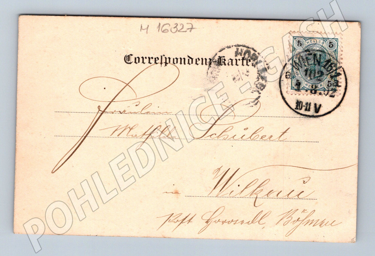 Pohlednice Vídeň Rotunda Prater 1904 embosovaná (M16327)