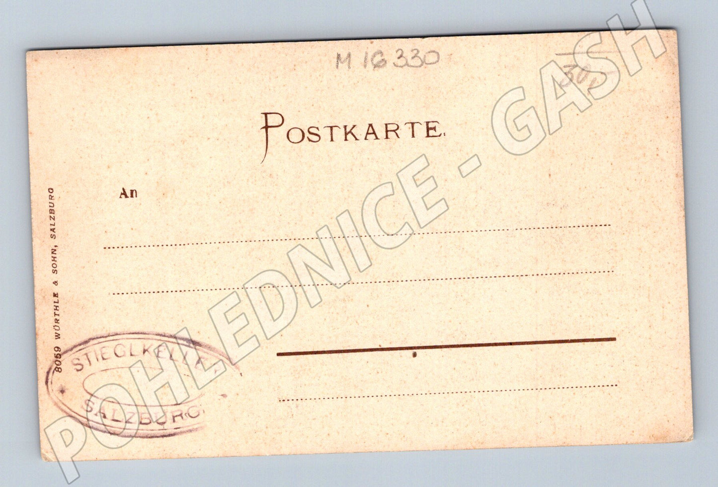 Pohlednice Salzburg Mozartstube Stieglkeller stará (M16330)