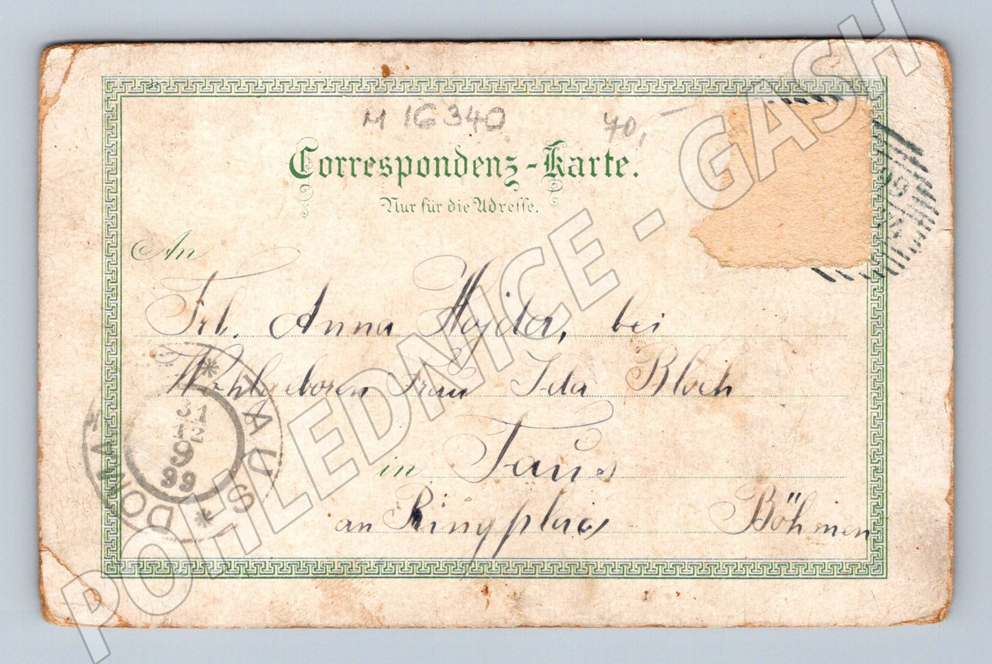 Pohlednice Vídeň 1899 kolorizovaná více záběrů města (M16340)