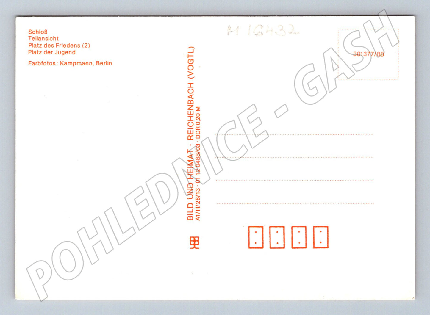 Pohlednice Dippoldiswalde Německo NDR více záběrů (M16432)