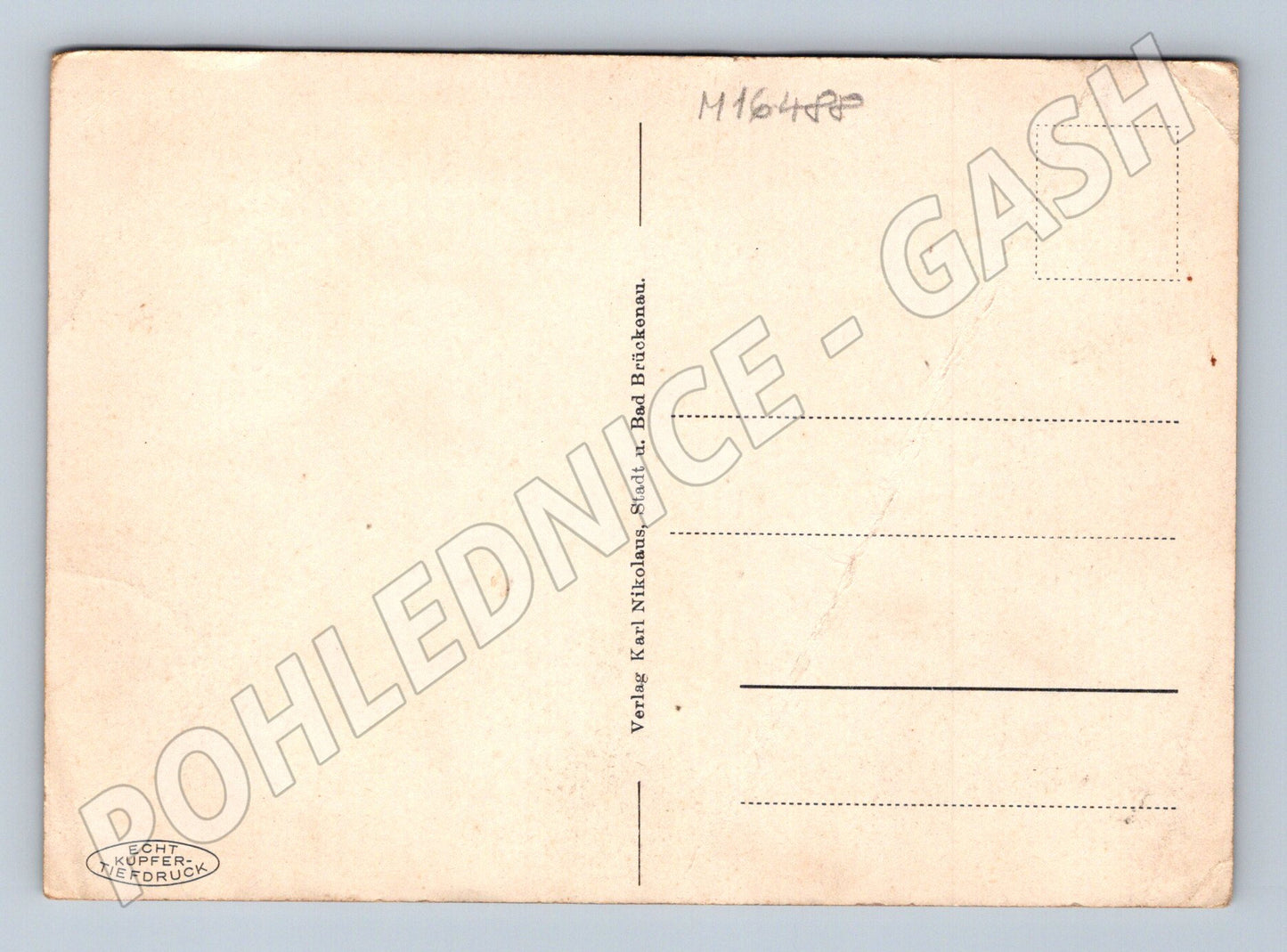 Pohlednice Bad Brückenau Madonna historická malý formát (M16488)