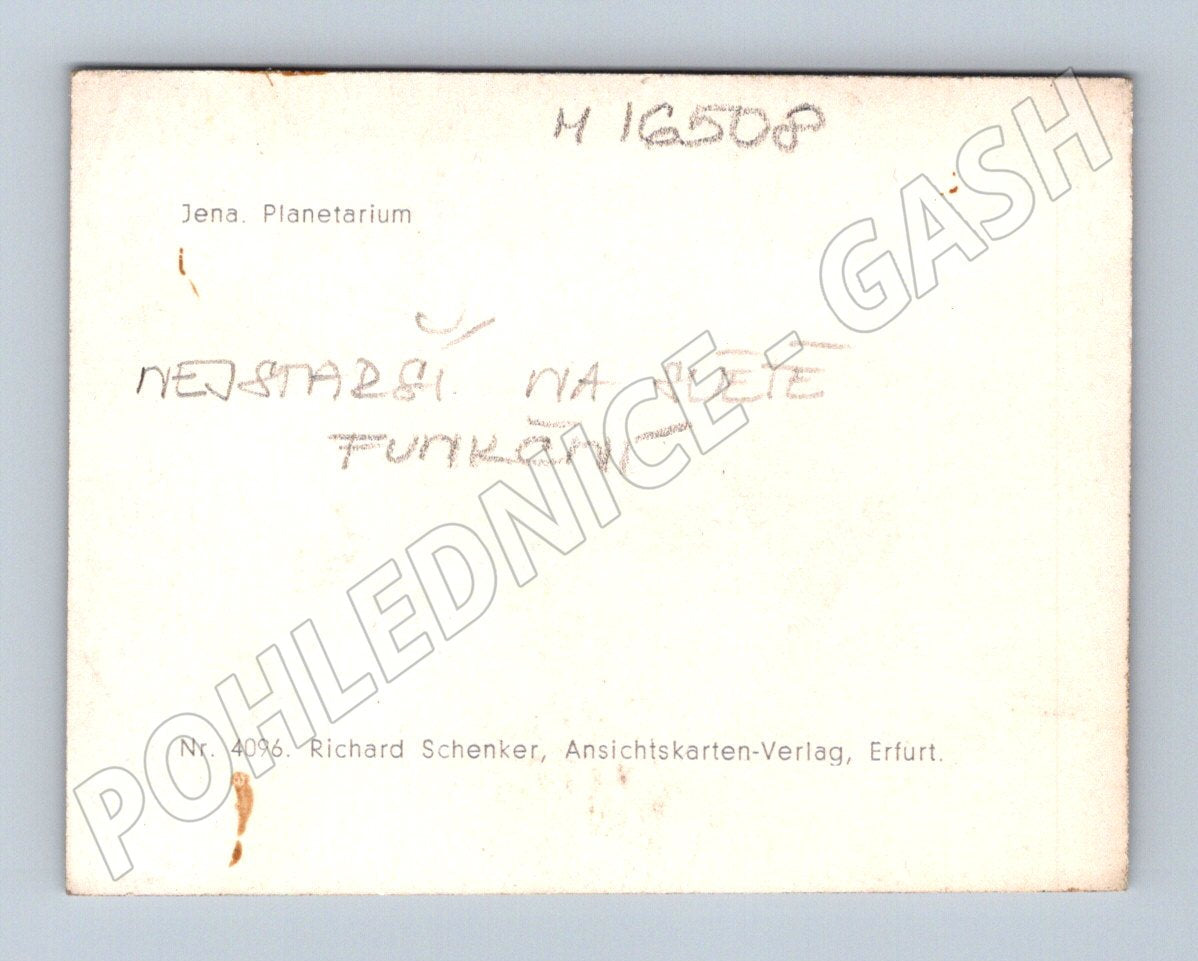 Pohlednice Jena Planetárium Německo nejstarší planetárium (M16508)