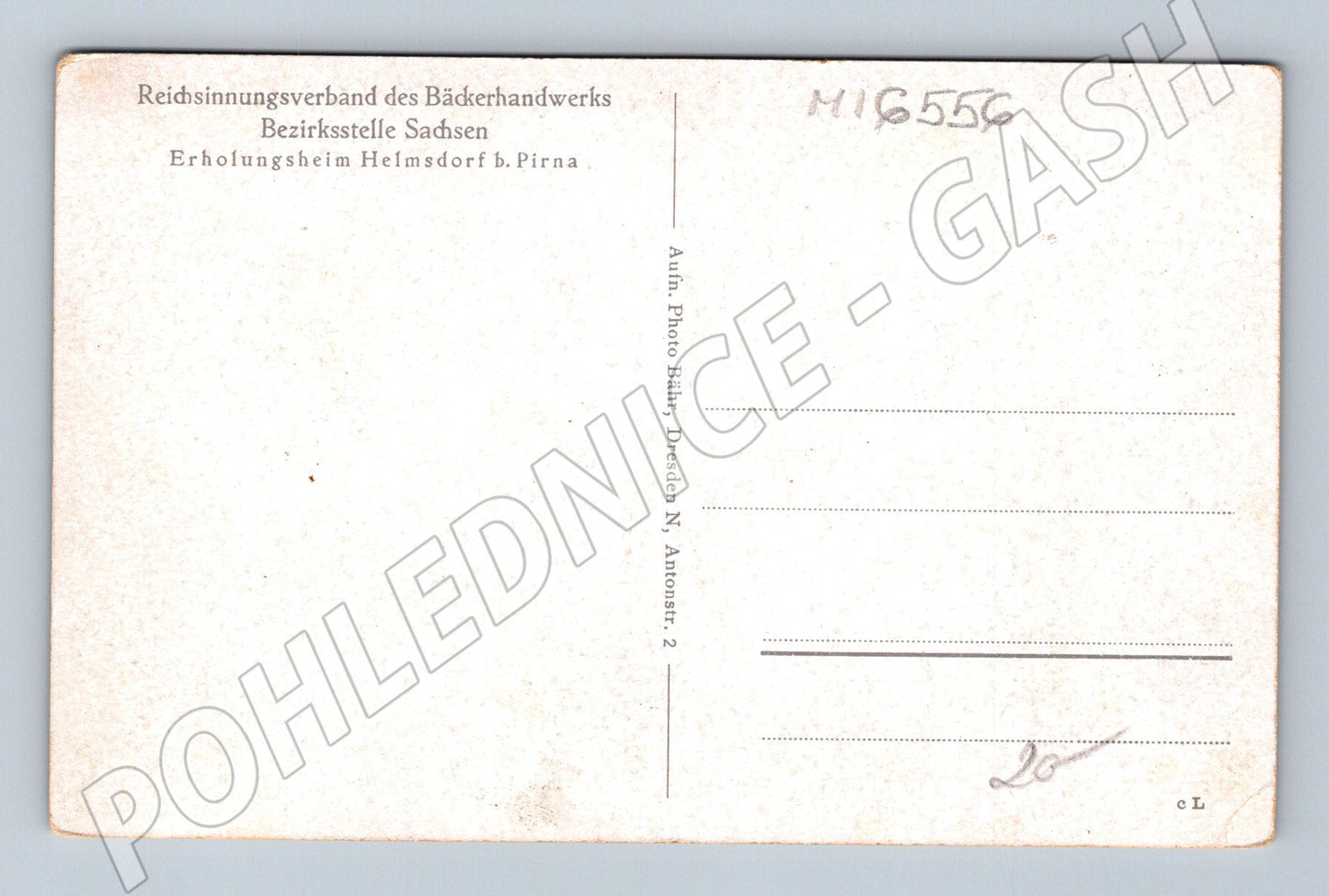 Pohlednice Helmsdorf u Pirny interiér (M16556)