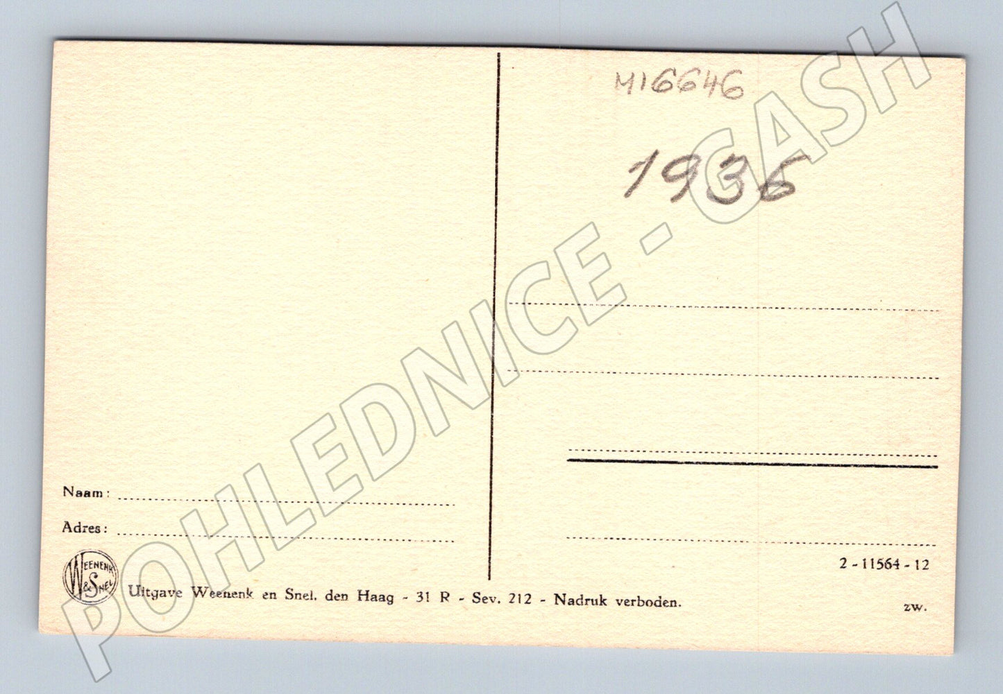 Pohlednice Scheveningen Haag Boulevard Kurhaus 1936 (M16646)