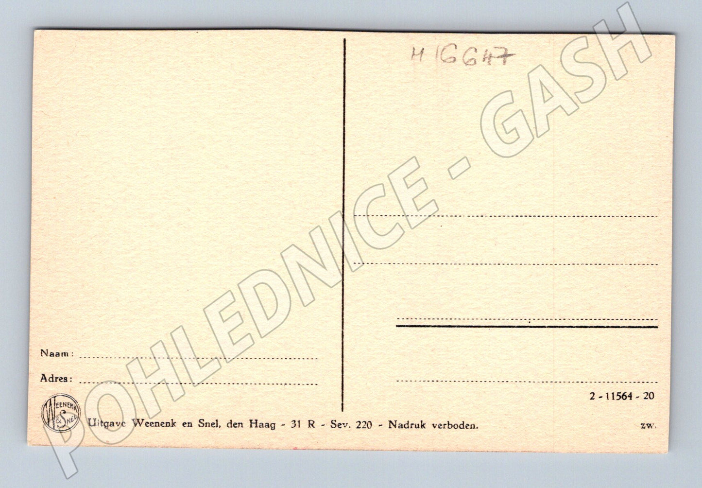 Pohlednice Scheveningen Pier a Kurhaus stará (M16647)