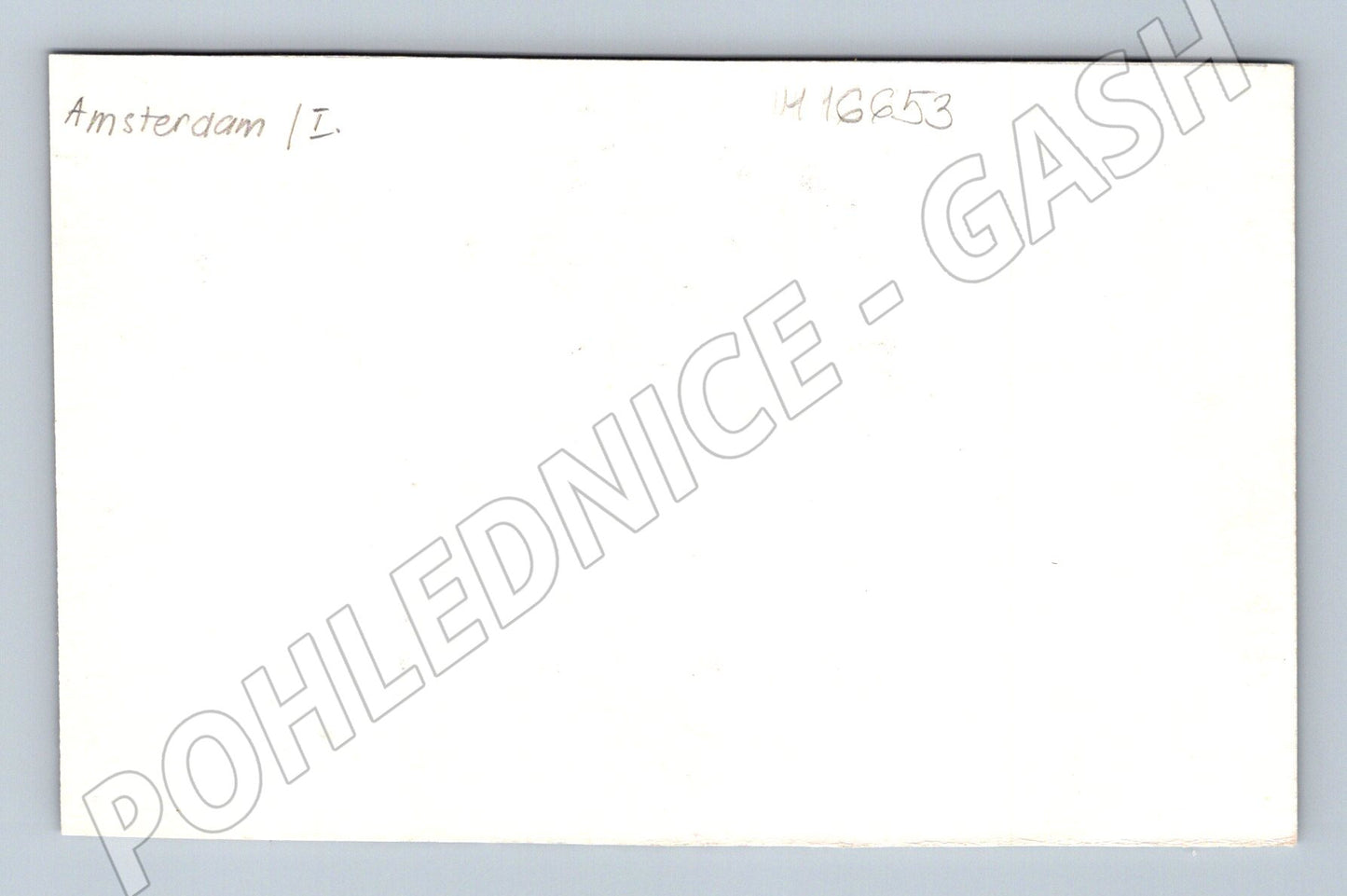 Pohlednice Amsterdam zima lodě zamrzlý kanál (M16653)