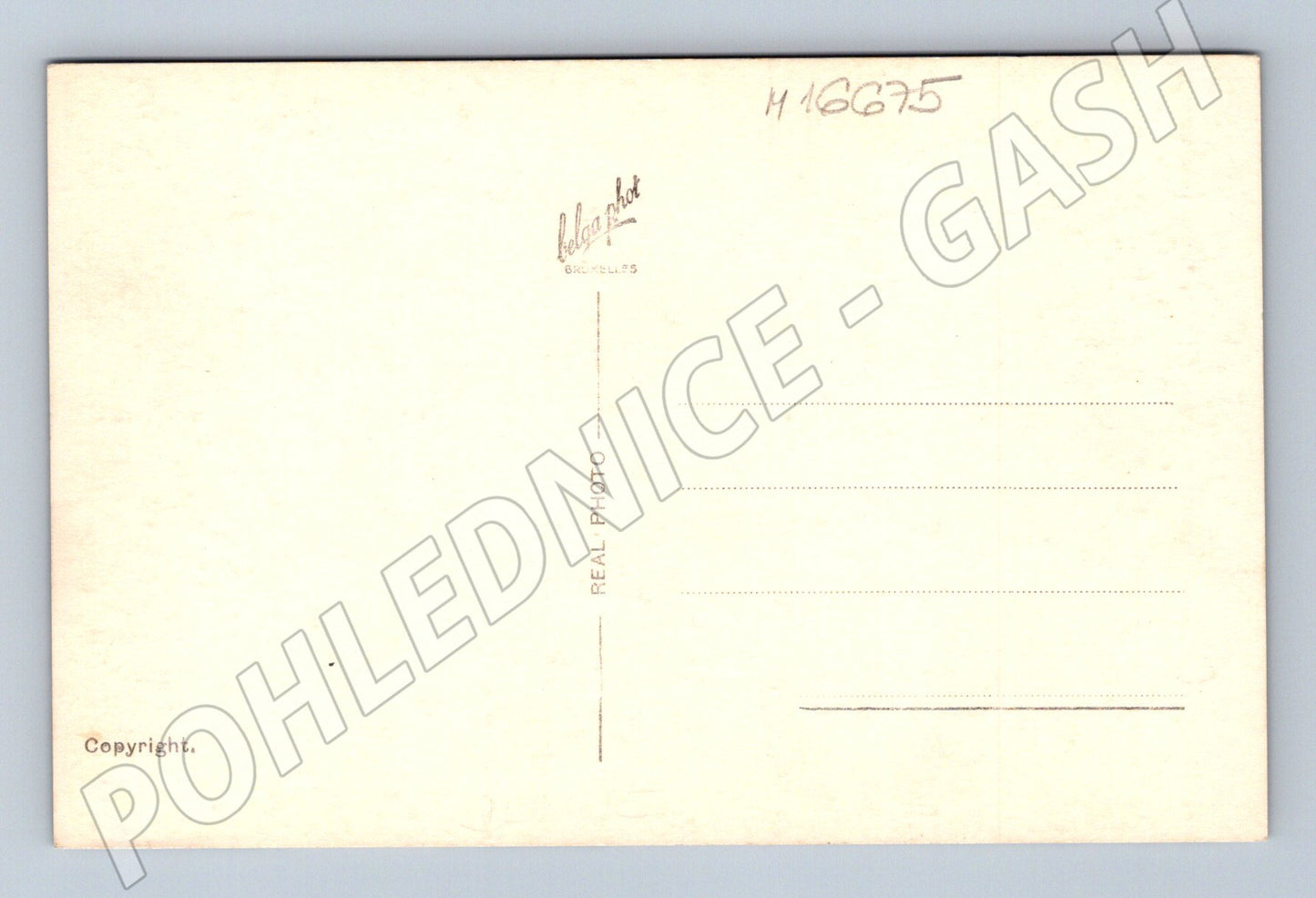 Pohlednice Bruggy Notre Dame interiér 13. stol Belgie (M16675)