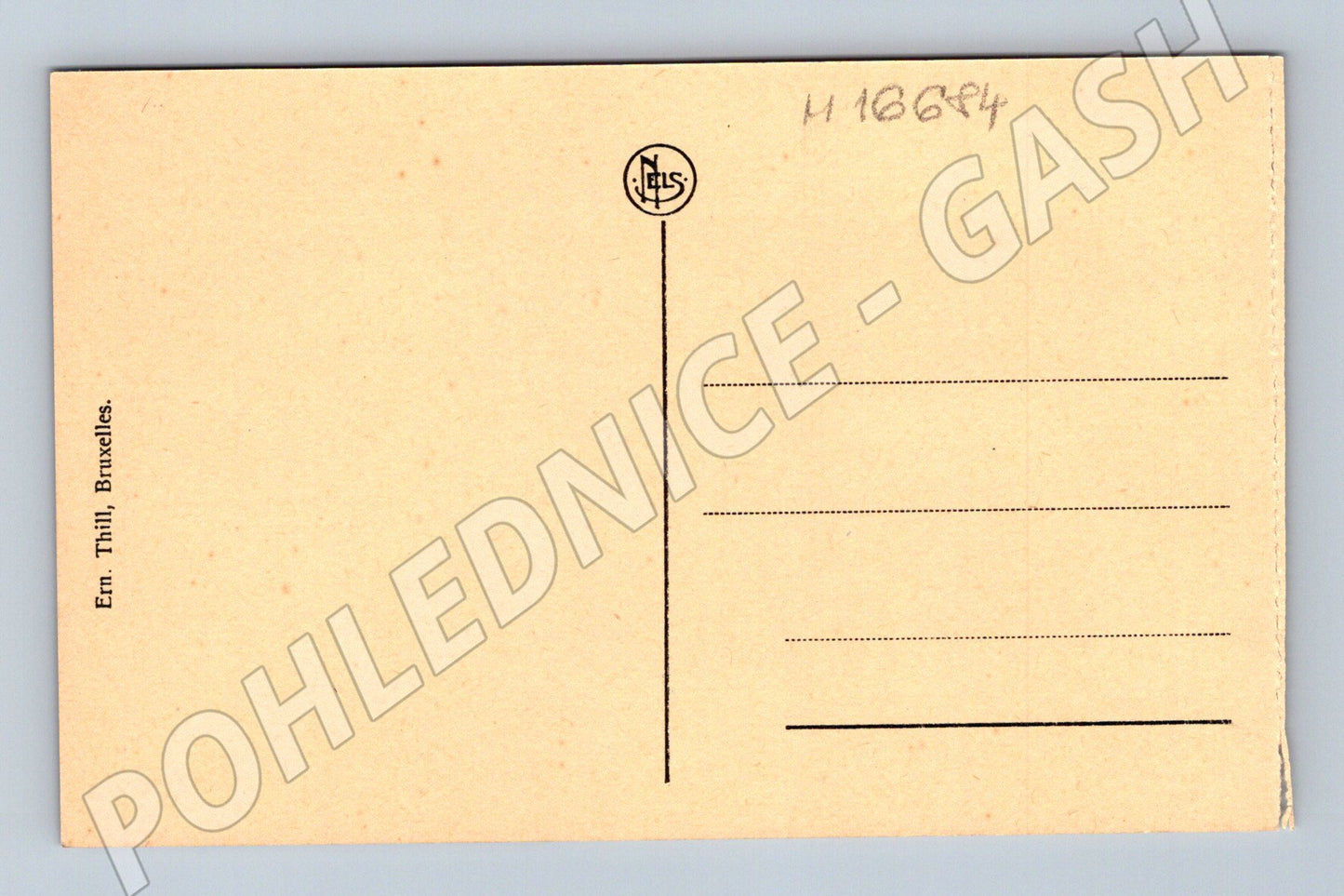 Pohlednice Brusel Grand Place radnice historická (M16684)