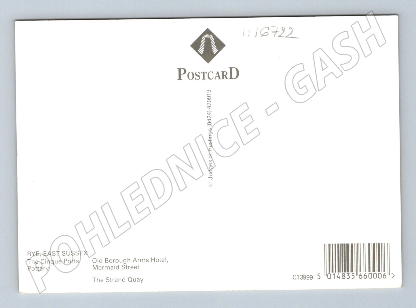 Pohlednice Rye East Sussex Velká Británie (M16722)