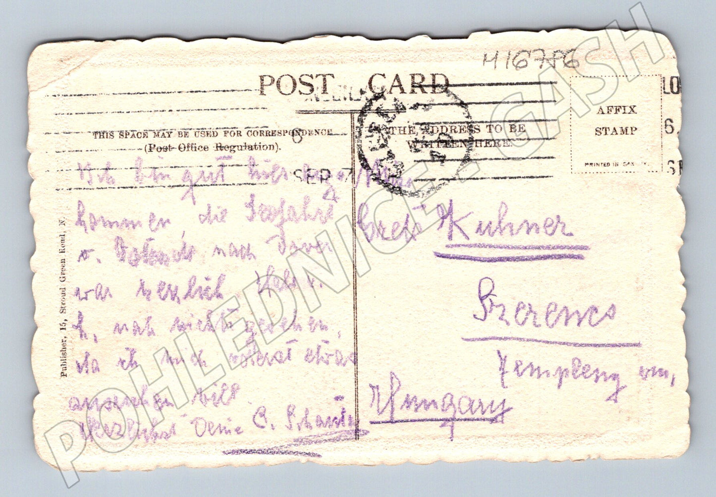 Pohlednice Londýn Houses of Parliament Big Ben historická (M16786)