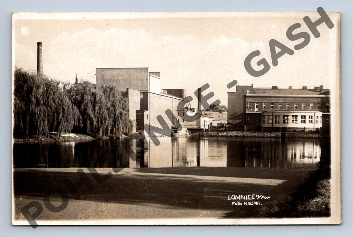 Pohlednice Lomnice nad Popelkou továrna Kalina (M1681)