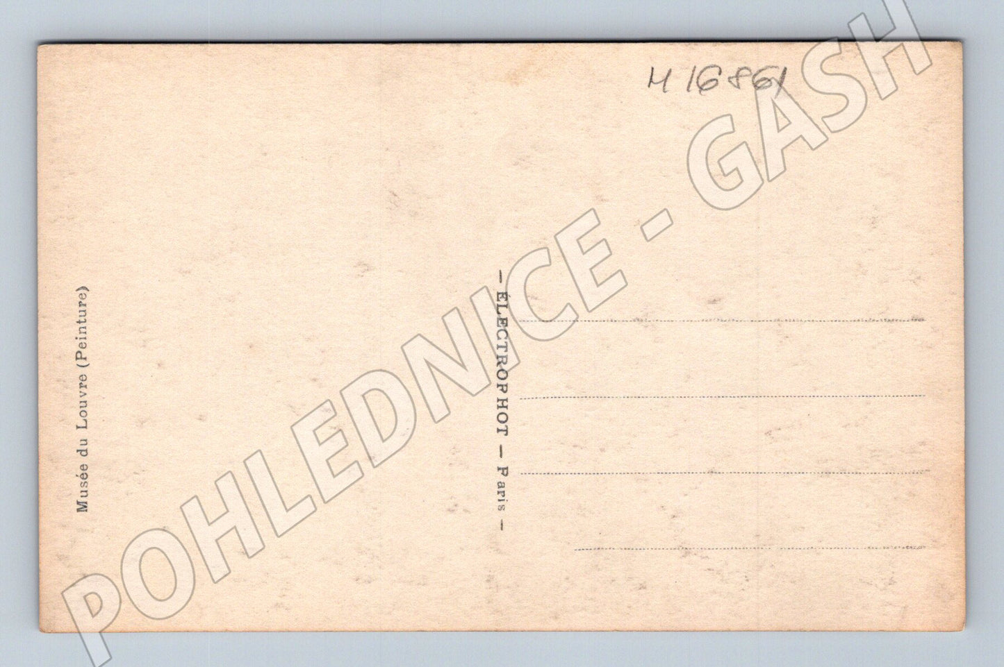 Pohlednice Louvre Allegoria L Antiope malířství (M16861)