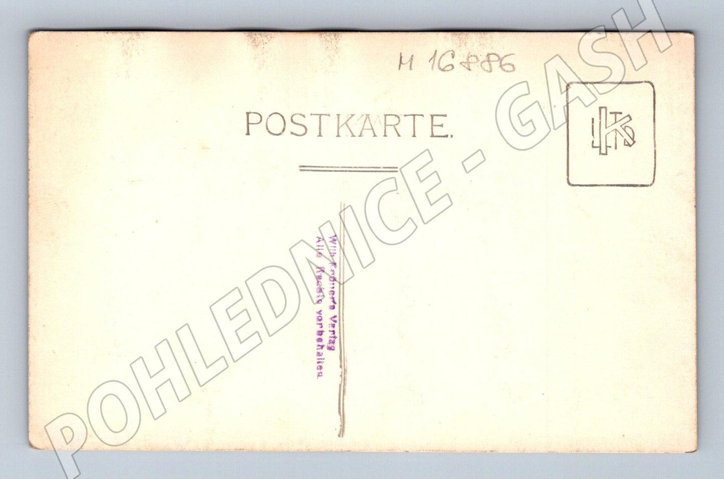 Pohlednice Umělecký výjev černobílá stará (M16886)