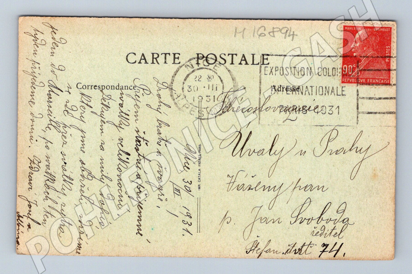 Pohlednice Nice přístav 1931 Côte d Azur (M16894)