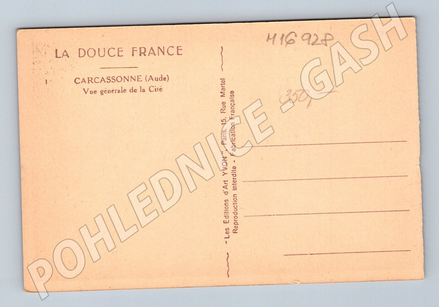 Pohlednice Carcassonne Vue générale de la Cité (M16928)