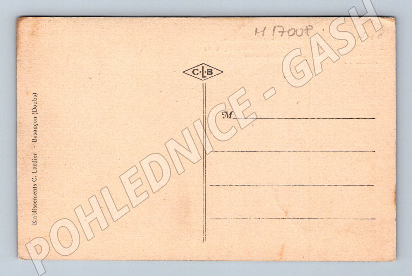 Pohlednice Franche Comté údolí Loue (M17008)