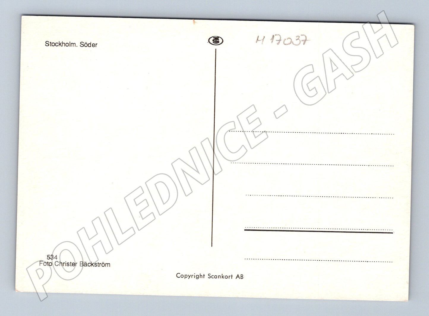 Pohlednice Stockholm Södermalm (M17037)