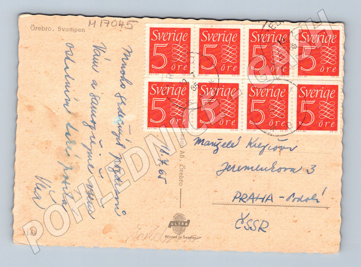 Pohlednice Örebro Svampen 1965 (M17045)
