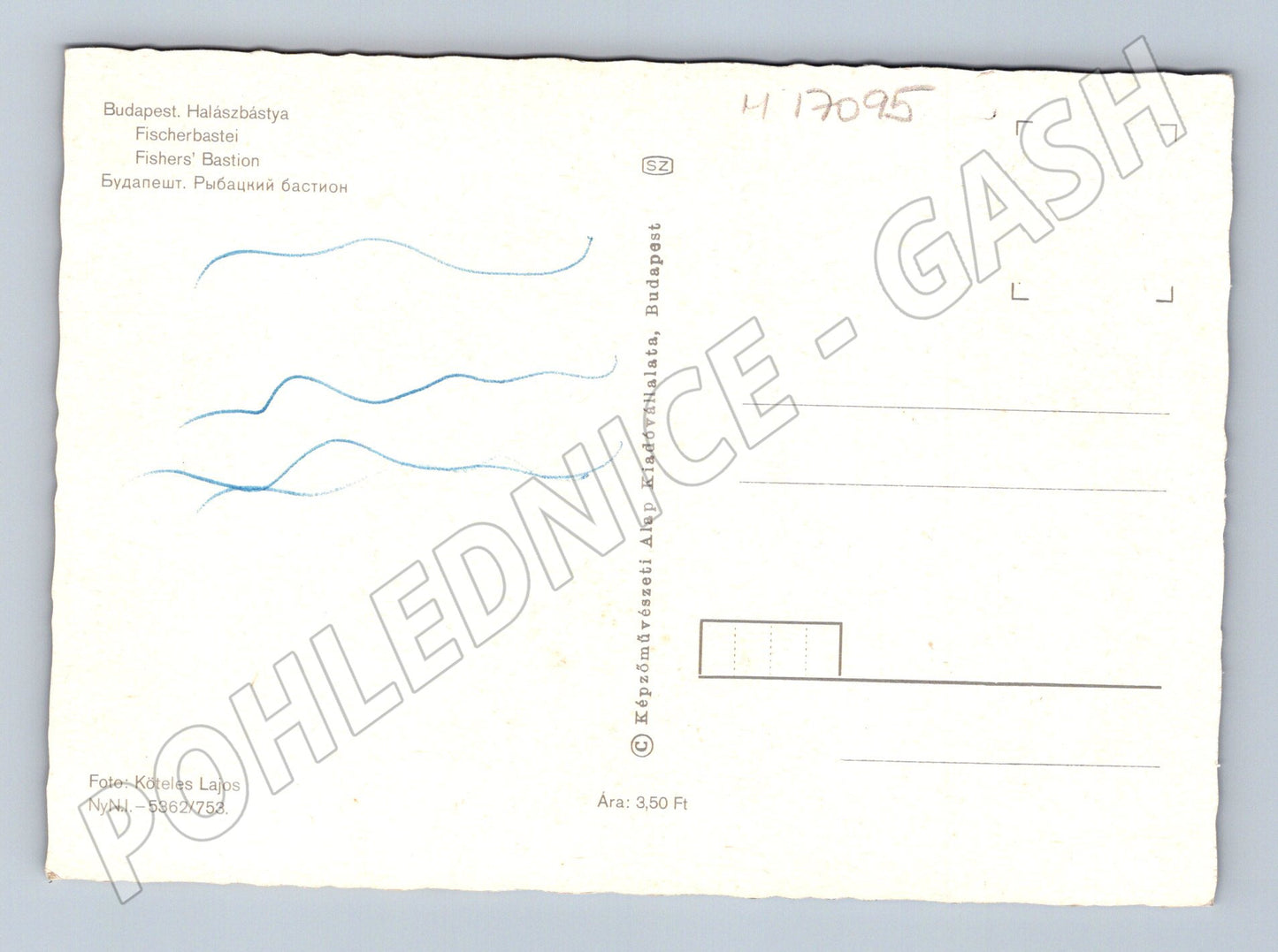 Pohlednice Budapešť Rybářská bašta (M17095)