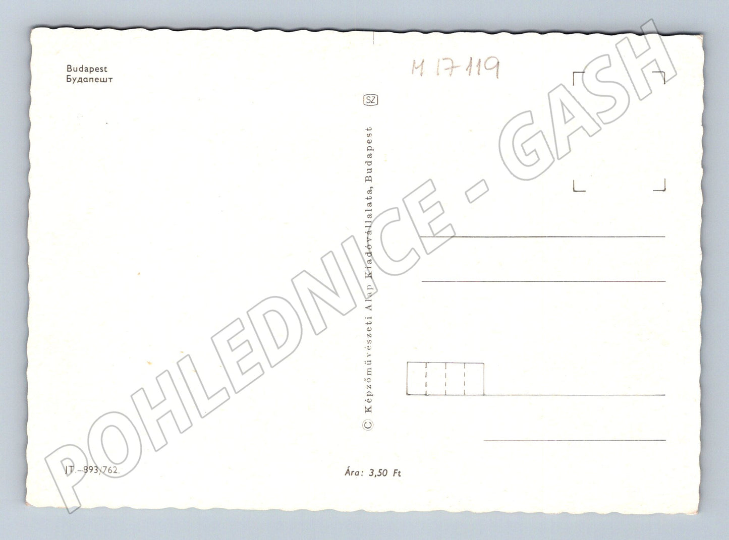 Pohlednice Budapešť panoramata (M17119)