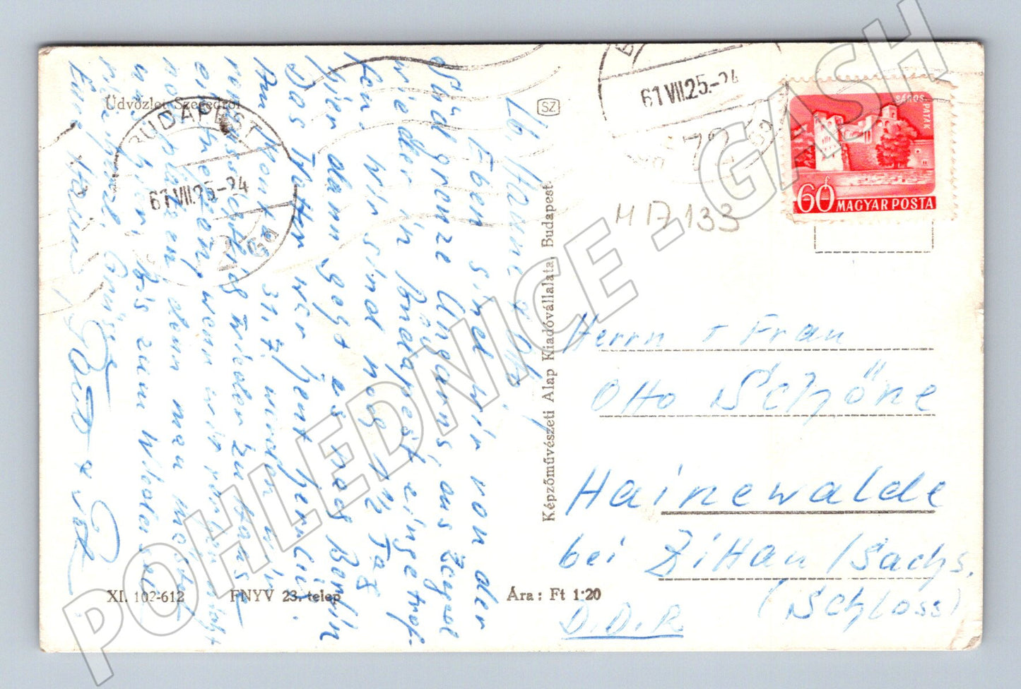 Pohlednice Szeged 1972 více pohledů (M17133)