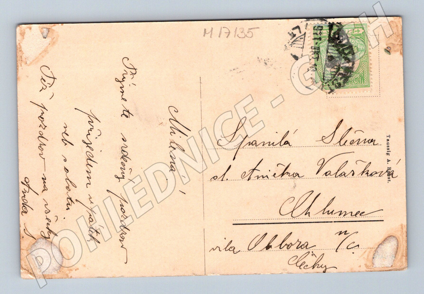 Pohlednice Budapešť Erzsébet híd stará (M17135)