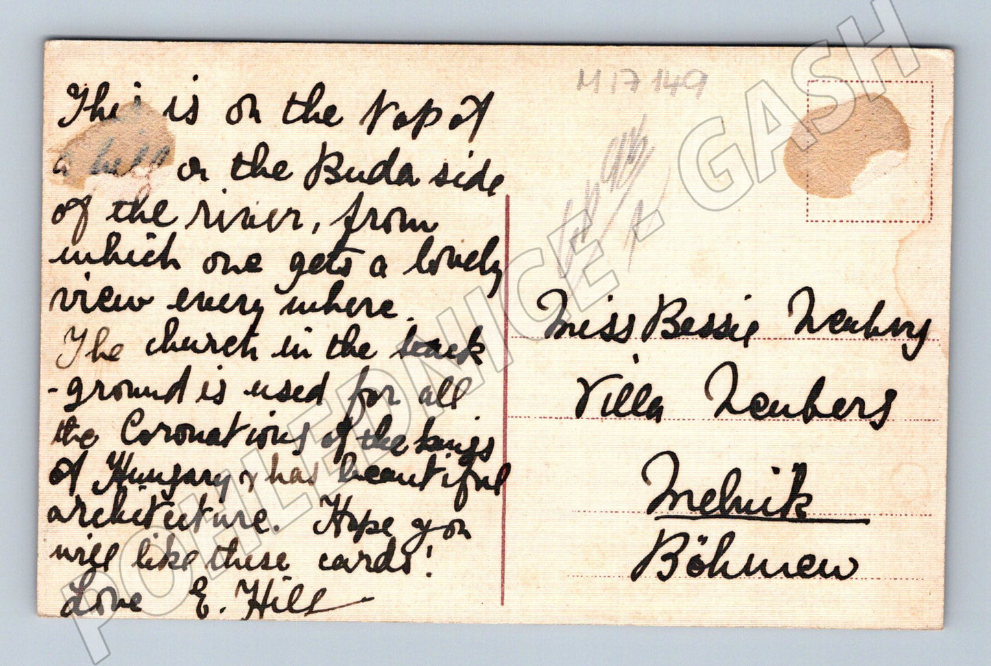 Pohlednice Budapešť Rybářská bašta kolorovaná (M17149)