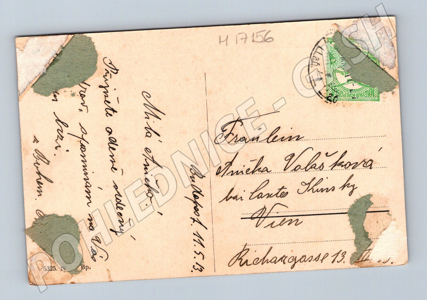 Pohlednice Budapešť Museumkörút 1913 (M17156)