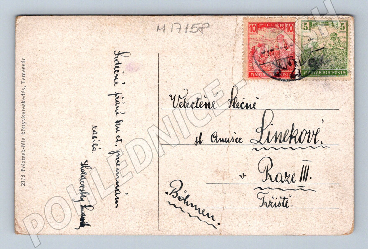 Pohlednice Temesvár Jenő tér monarchie (M17158)