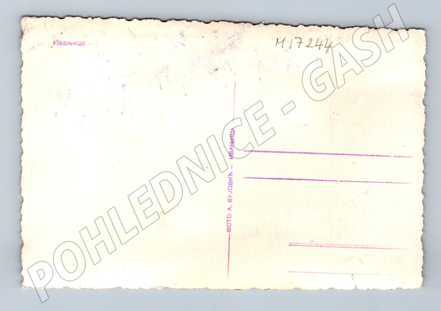 Pohlednice Ivanjica panorama čb (M17244)