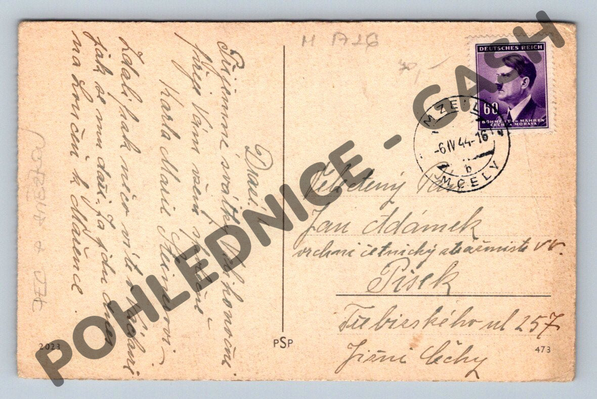 Pohlednice Rakousko horská krajina PP 1944 zn Německá říše (M1726)