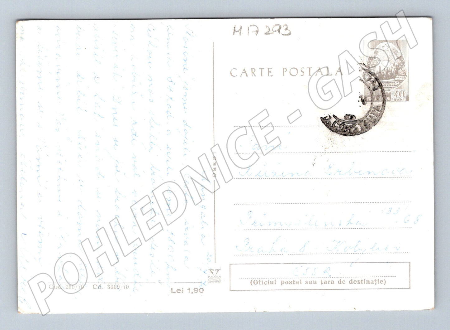 Pohlednice Rumunsko letoviska 70 léta (M17293)