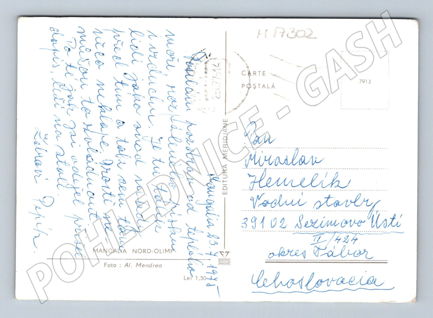 Pohlednice Mangalia Olimp hotel (M17302)