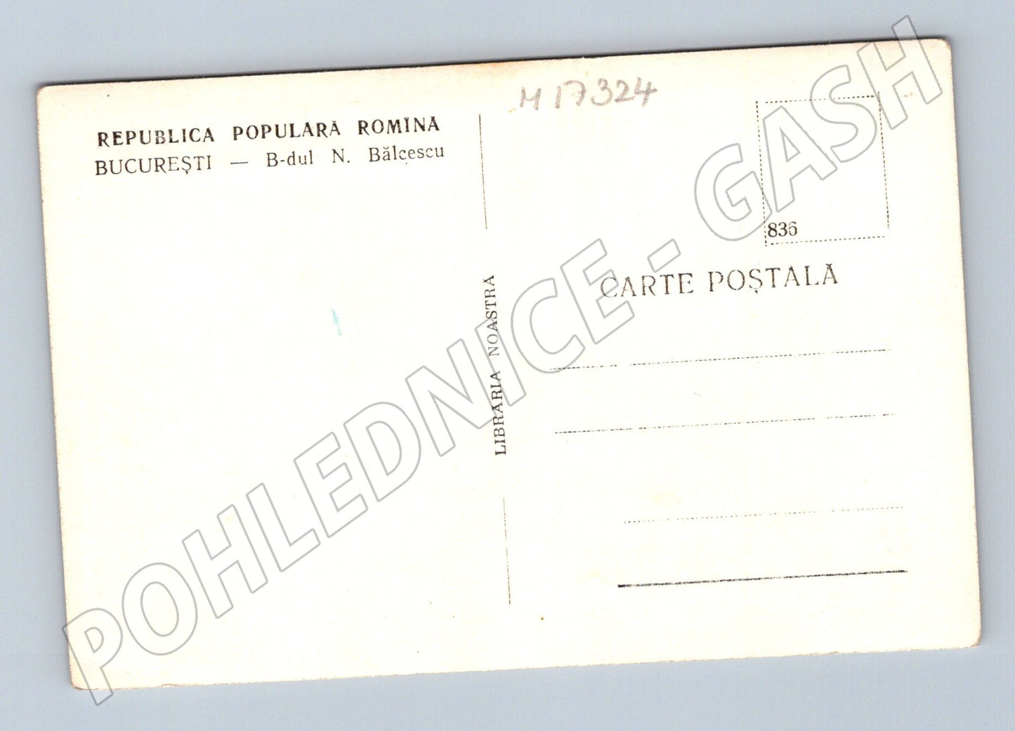 Pohlednice Bukurešť bulvár Bălcescu (M17324)