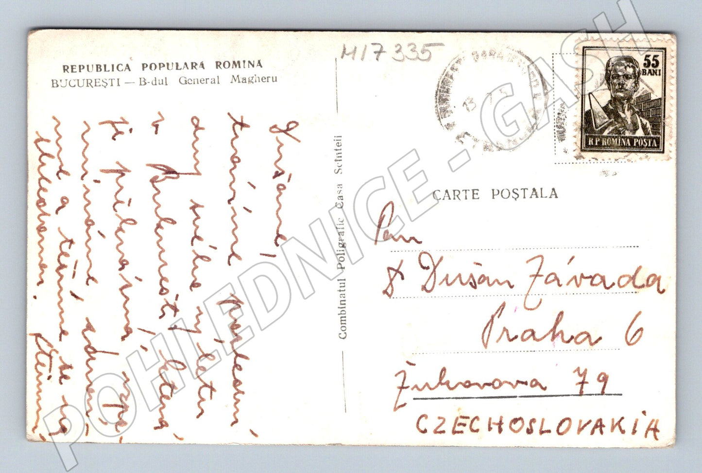 Pohlednice Bukurešť General Magheru (M17335)
