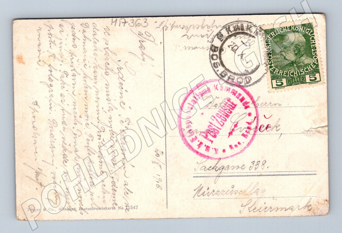 Pohlednice Budva 1908 (M17363)