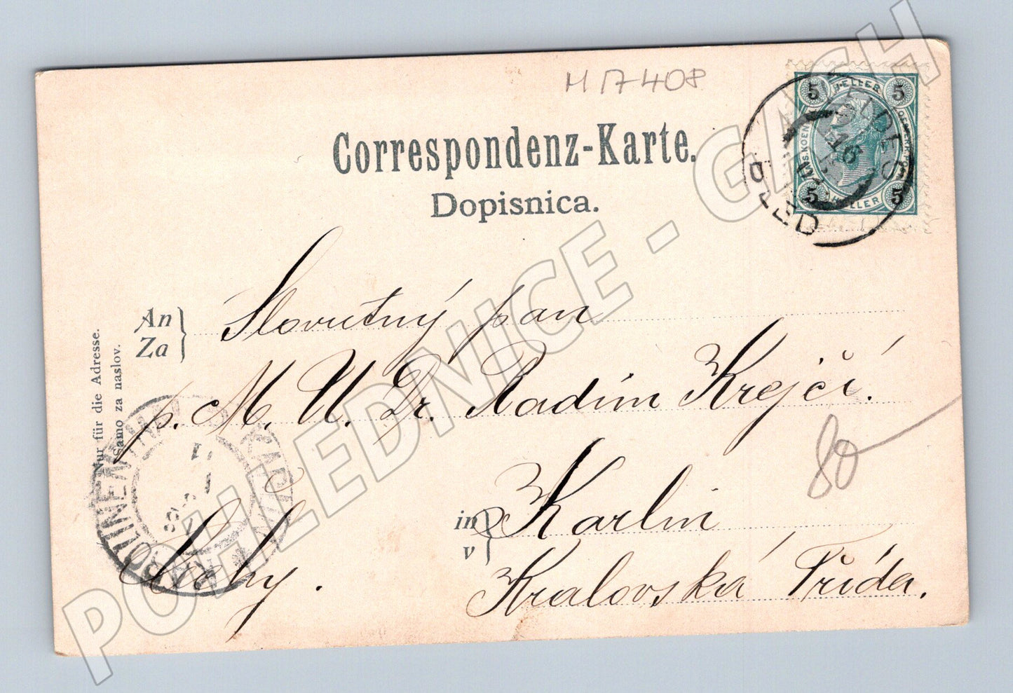 Pohlednice Bledské jezero Slovinsko cca 1900 (M17408)