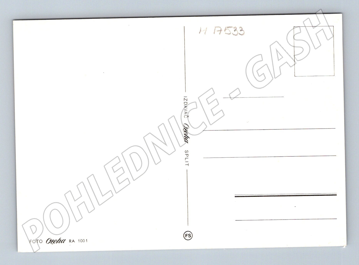 Pohlednice Pozdrav s Jadrana západ slunce Ozeha Split (M17533)