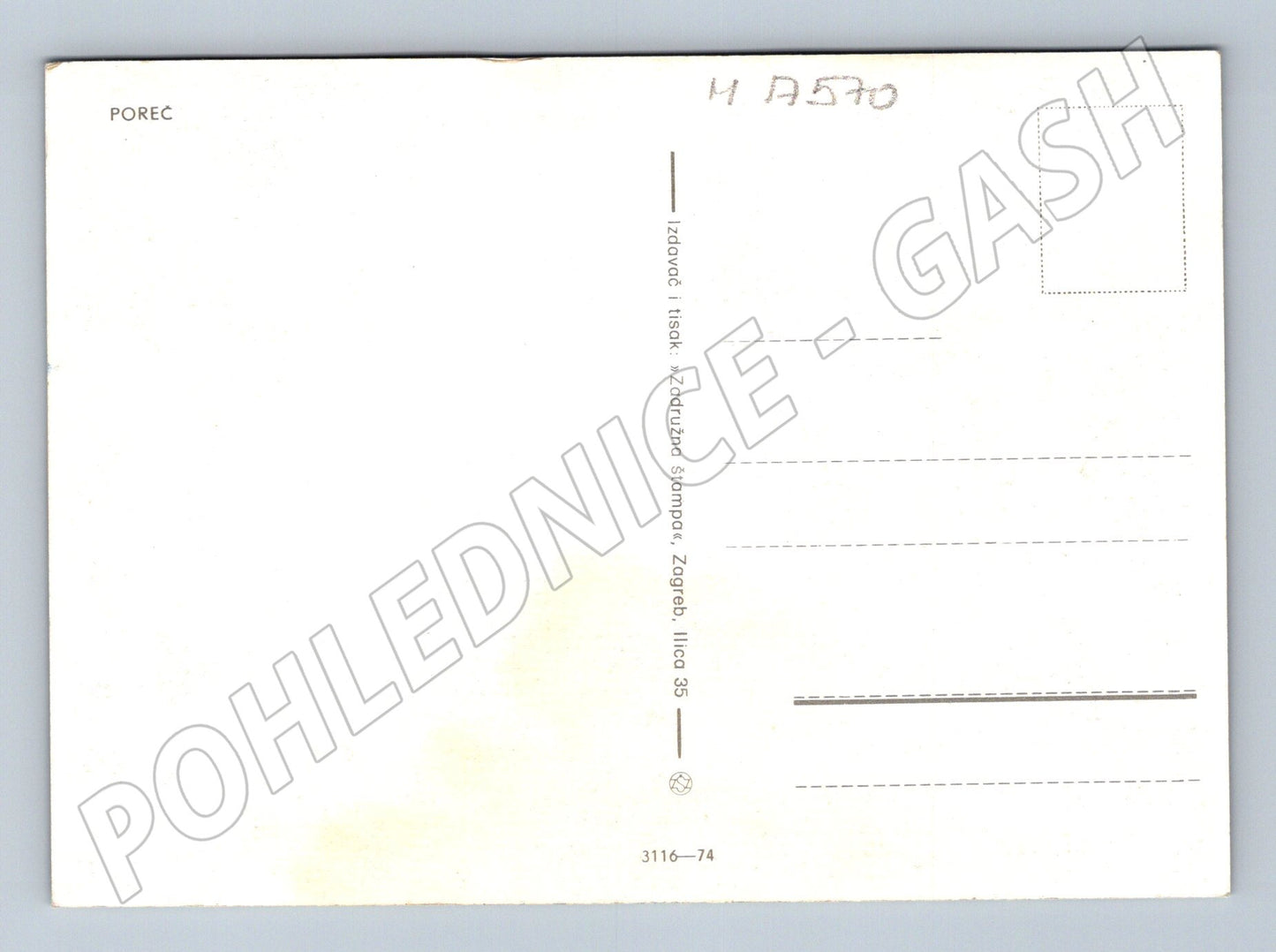 Pohlednice Poreč palmy moře středomořská krajina (M17570)