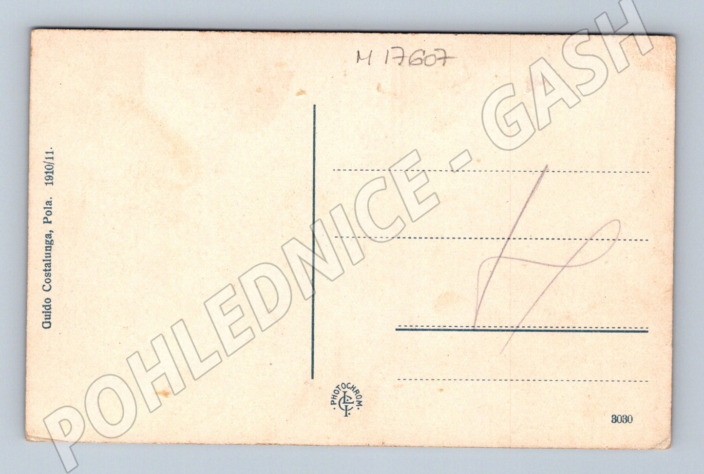 Pohlednice Pola Brioni římské ruiny cca 1910/11 (M17607)