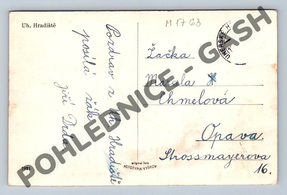 Pohlednice Uherské Hradiště Spořitelna ČB (M1763)