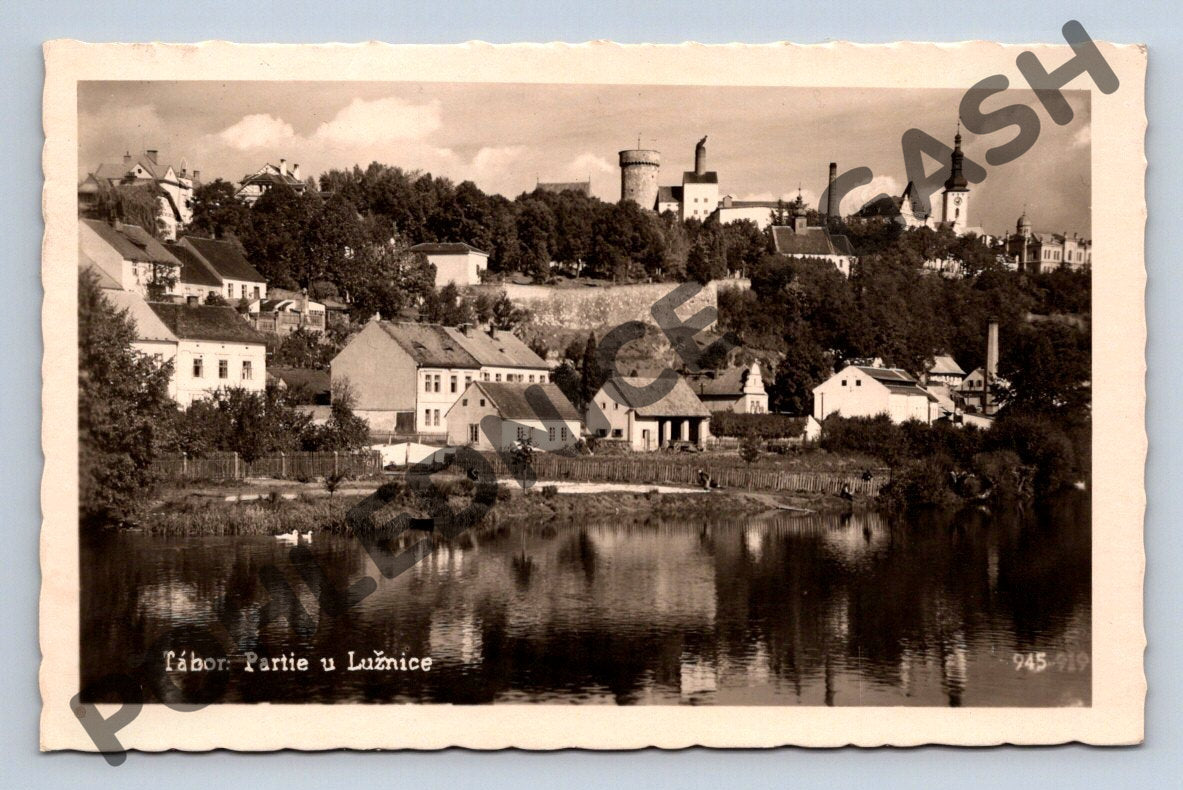 Pohlednice Tábor Partie u Lužnice 1957 (M1773)