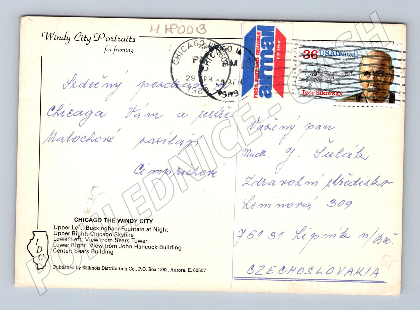 Pohlednice Chicago The Windy City (M18003)