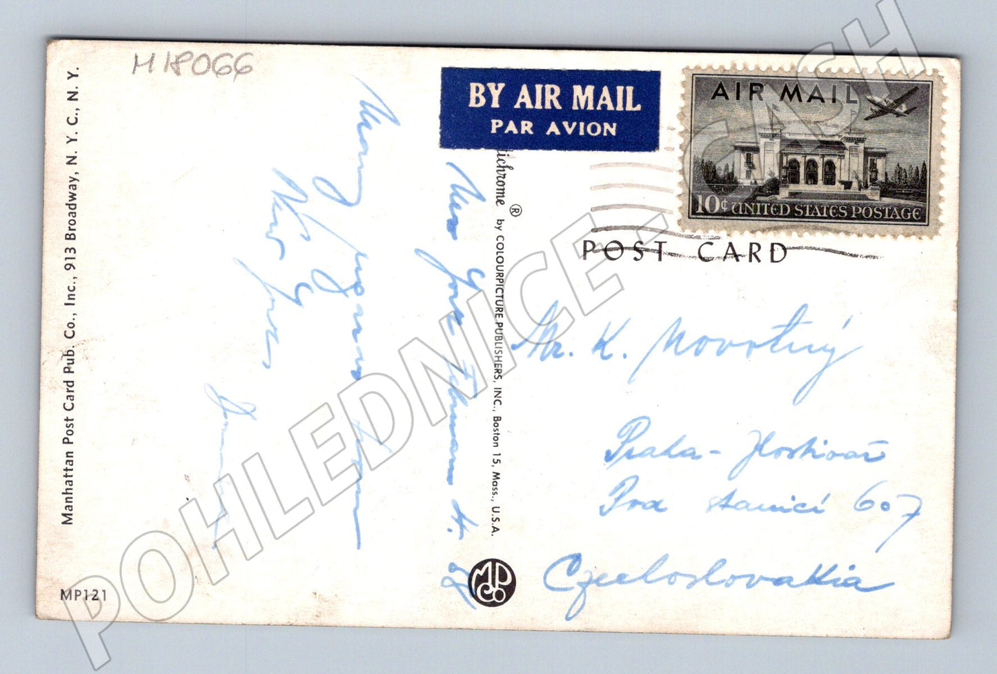 Pohlednice New York City 50 léta (M18066)