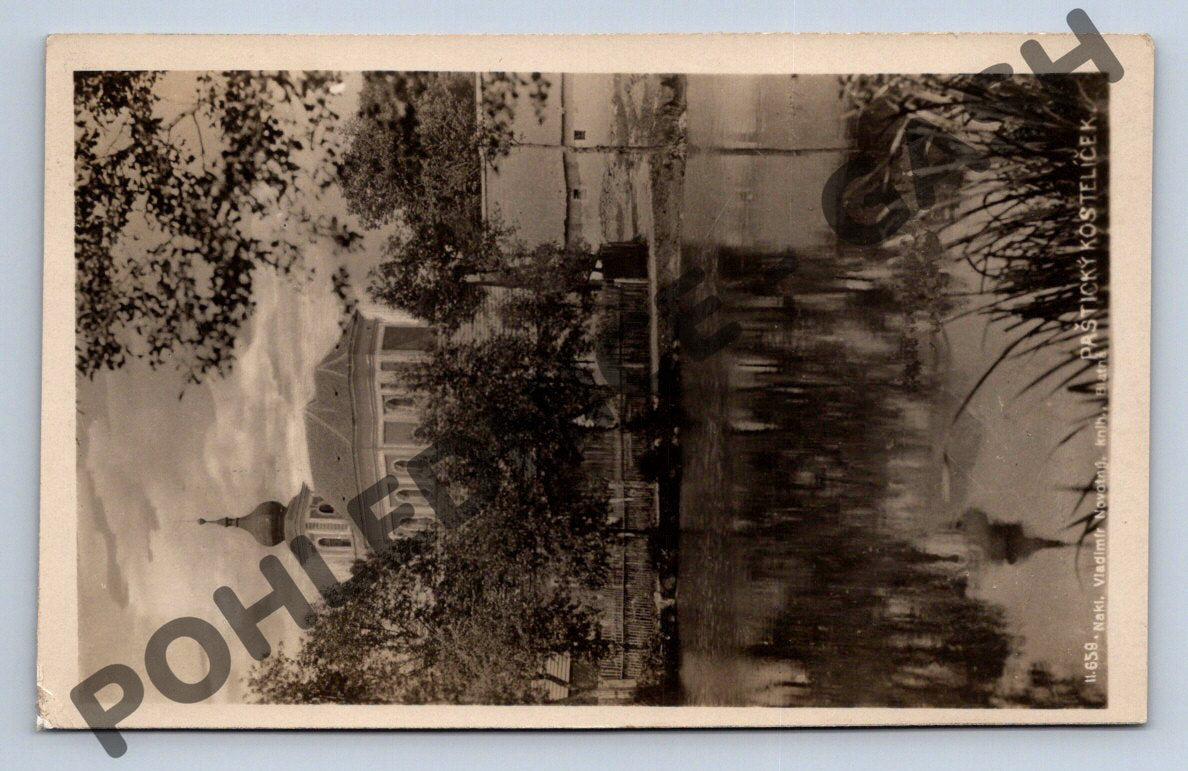 Pohlednice Kostelec 1933 zn raz (M1814)